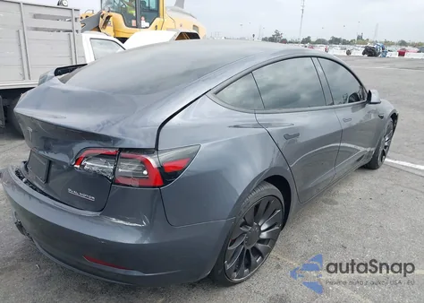 2023 Tesla Model 3 Performance Dual Motor All-Wheel Drive from USA, damaged, VIN 5YJ3E1EC2PF712755